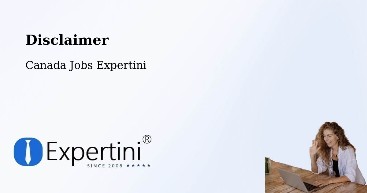 Disclaimer – Springhill - Canada Jobs Expertini